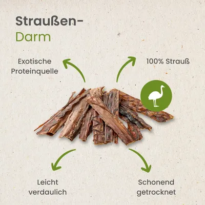 Kauartikel.com Straußen-Darm