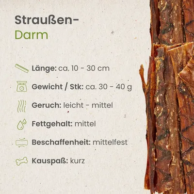 Kauartikel.com Straußen-Darm