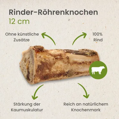 Kauartikel.com Rinder-Röhrenknochen 12cm Kauartikel.com Rinder-Röhrenknochen 12cm