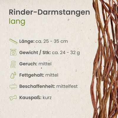 Kauartikel.com Rinder-Darmstangen, lang