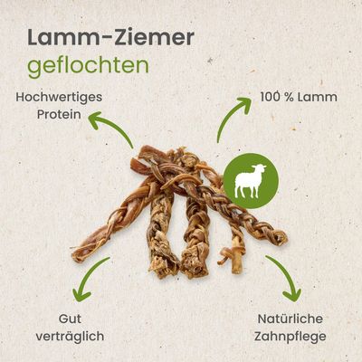 Kauartikel.com Lamm-Ziemer, geflochten