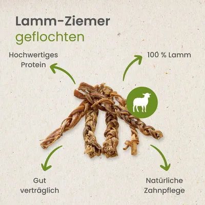 Kauartikel.com Lamm-Ziemer, geflochten