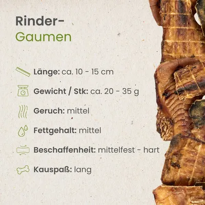 Kauartikel Rinder-Gaumen Kauartikel Rinder-Gaumen
