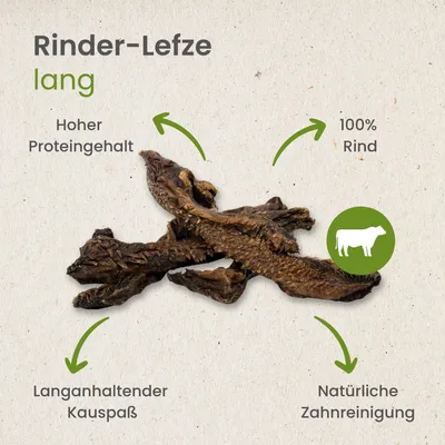 Kauartikel.com Rinder-Lefze, lang