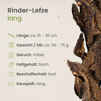 Kauartikel.com Rinder-Lefze, lang