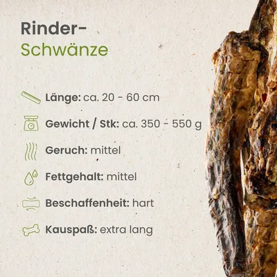 Kauartikel.com Rinder-Schwänze Kauartikel.com Rinder-Schwänze