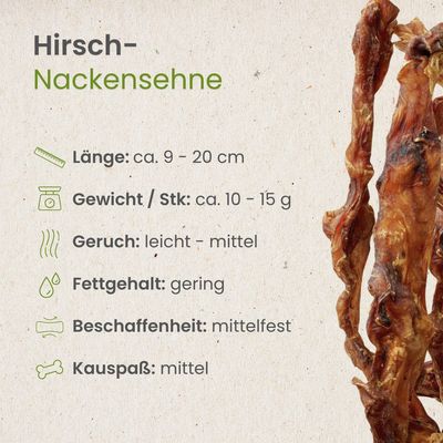 Kauartikel.com Hirsch-Nackensehne