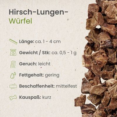 Kauartikel.com Hirsch-Lungen-Würfel
