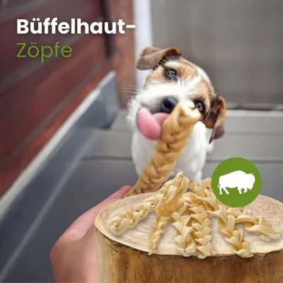 Kauartikel.com Büffelhaut-Zöpfe