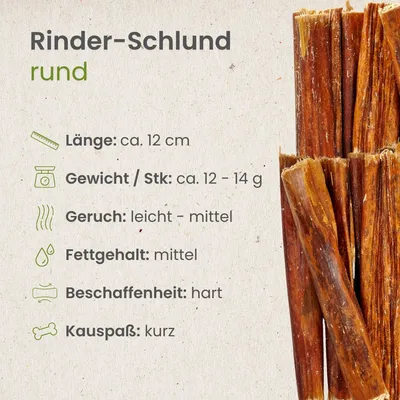 Kauartikel.com Rinder-Schlund, rund Kauartikel.com Rinder-Schlund, rund