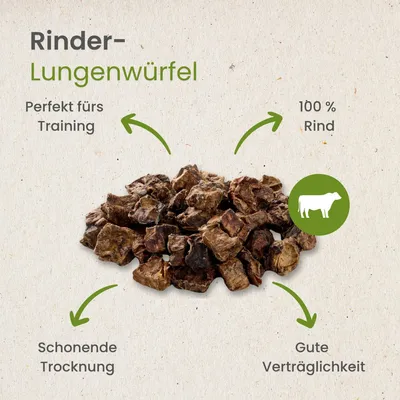 Kauartikel.com Rinder-Lungenwürfel Kauartikel.com Rinder-Lungenwürfel