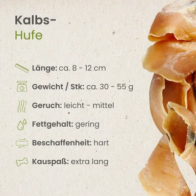 Kauartikel.com Kalbs-Hufe