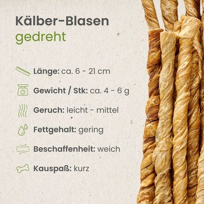 Kauartikel.com Kälber-Blasen, gedreht