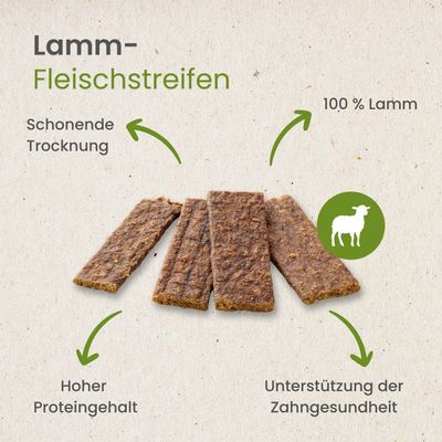 Kauartikel.com Lamm-Fleischstreifen
