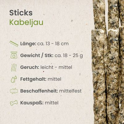 Kauartikel.com Kabeljau-Sticks
