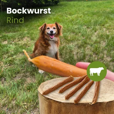 Kauartikel Bockwurst Rind Kauartikel Bockwurst Rind