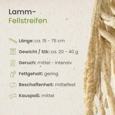 Kauartikel.com Lamm-Fellstreifen