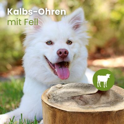 Kauartikel.com Kalbs-Ohren mit Fell