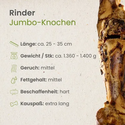 Kauartikel.com Rinder Jumbo-Knochen