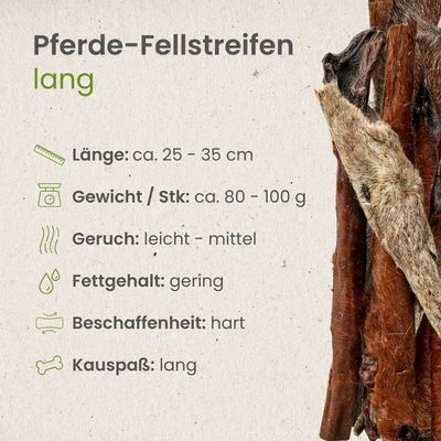 Kauartikel.com Pferde-Fellstreifen, lang