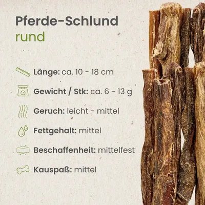 Kauartikel.com Pferde-Schlund, rund