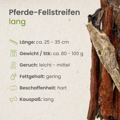 Kauartikel.com Pferde-Fellstreifen, lang Kauartikel.com Pferde-Fellstreifen, lang