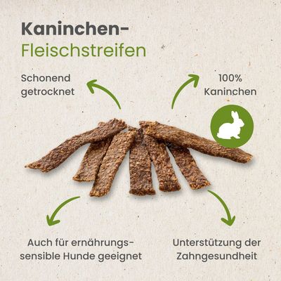 Kauartikel.com Kaninchen-Fleischstreifen