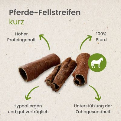 Kauartikel.com Pferde-Fellstreifen,kurz