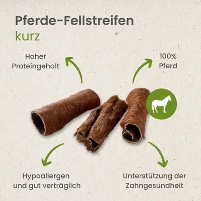 Kauartikel.com Pferde-Fellstreifen,kurz