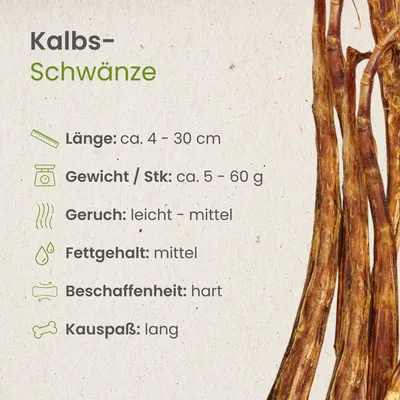 Kauartikel.com Kalbs-Schwänze