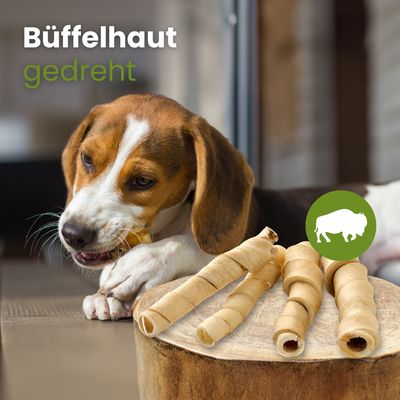 Kauartikel.com Büffel-Haut, gedreht
