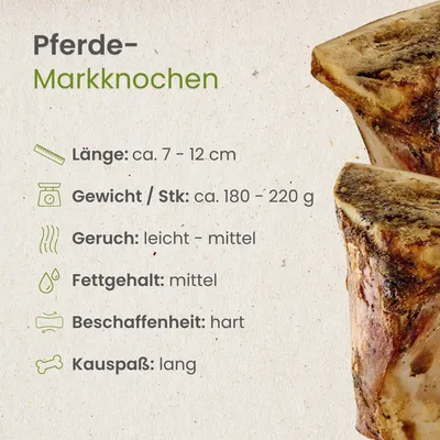 Kauartikel.com Pferde-Markknochen