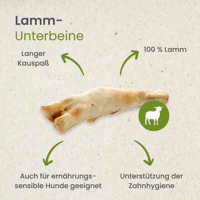 Kauartikel.com Lamm-Unterbeine