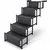 HomePetWorld Hundetreppe Auto, klappbare Einstiegshilfe, 4 Stufen Schwarz HomePetWorld Hundetreppe Auto, klappbare Einstiegshilfe, 4 Stufen Schwarz