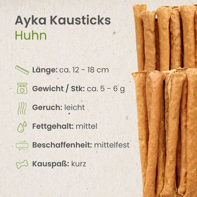 Kauartikel.com AYKA Kausticks Huhn