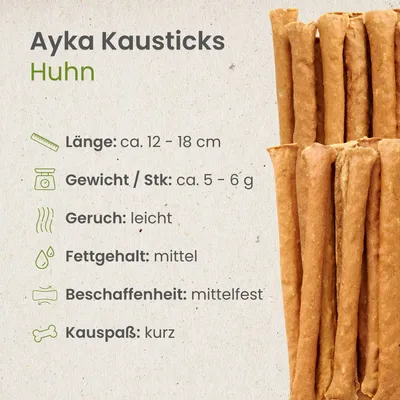 Kauartikel.com AYKA Kausticks Huhn