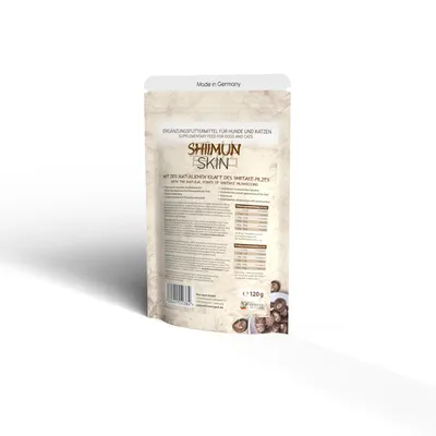 Marsapet Shiimun Skin Pulver für Hunde und Katzen mit Shiitake Marsapet Shiimun Skin Pulver für Hunde und Katzen mit Shiitake