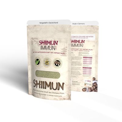 Marsapet Shiimun Immun Pulver für Hunde und Katzen mit Shiitake