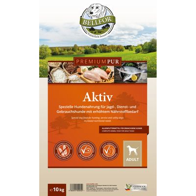 Bellfor Hundefutter für sportliche Hunde - PREMIUM PUR Aktiv