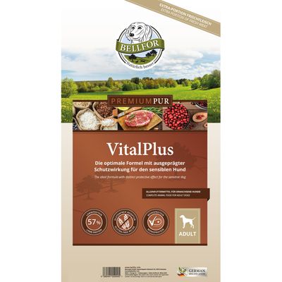 Bellfor Hundefutter mit hohem fleischanteil - PREMIUM PUR VitalPlus