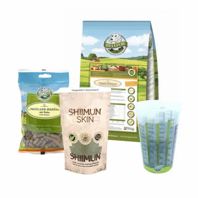 Bellfor Rhodesian Ridgeback Futter Set - Wiesen-Schmaus + Haut & Fell Bellfor Rhodesian Ridgeback Futter Set - Wiesen-Schmaus + Haut & Fell