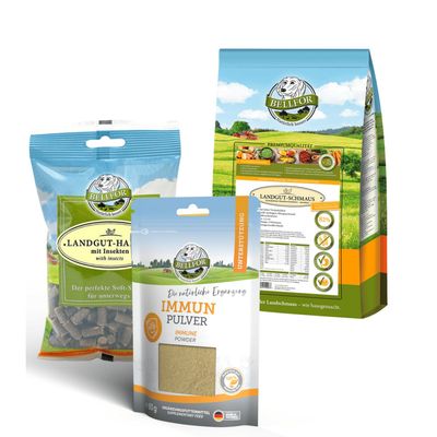 Bellfor Purinarm Set - Naturgut-Schmaus + Immun Pulver