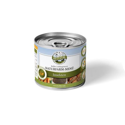 Bellfor Hundefutter Nass mit Insekten - Naturfarm-Menü