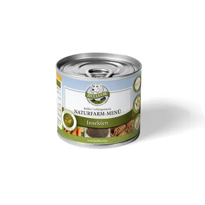 Bellfor Hundefutter Nass mit Insekten - Naturfarm-Menü
