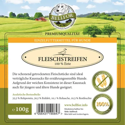 Bellfor Sparset Nr. 3 - Wiesen-Schmaus + Fleischstreifen Truthahn Bellfor Sparset Nr. 3 - Wiesen-Schmaus + Fleischstreifen Truthahn