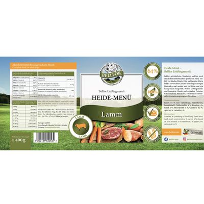 Bellfor Starter-Paket Hundefutter Nass mit Huhn, Lamm und Insekten