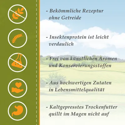 Bellfor Trockenfutter für Hunde mit Insekten Naturgut-Schmaus Bellfor Trockenfutter für Hunde mit Insekten Naturgut-Schmaus
