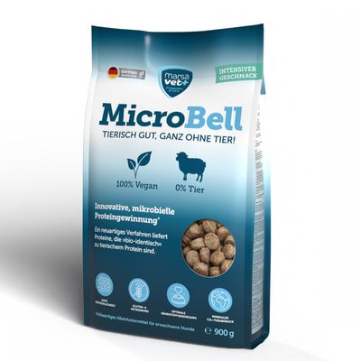 Marsavet MicroBell – veganes Hundefutter-Set mit mikrobiellem Protein
