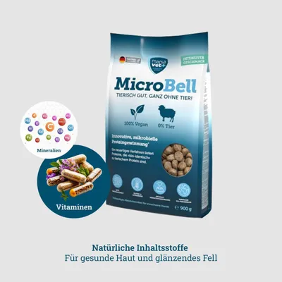 Marsavet MicroBell – Veganes Hundefutter-Set mit mikrobiellem Protein