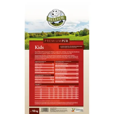 Bellfor Hundefutter für Welpen - PREMIUM PUR Kids Bellfor Hundefutter für Welpen - PREMIUM PUR Kids